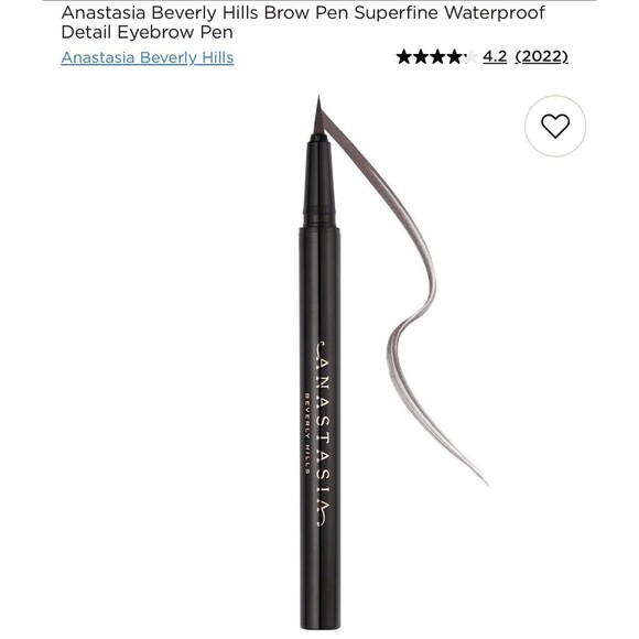 ABH superfine, waterproof, detail eyebrow pen in granite BRAND NEW - Picture 1 of 8